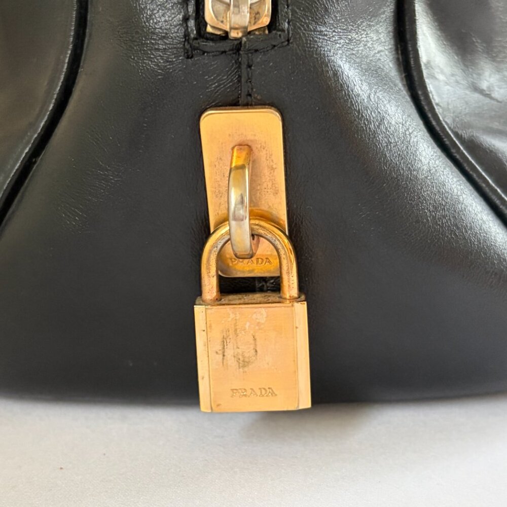 Vintage Prada Vitello Box Bauletto Bag - Picture 6 of 13